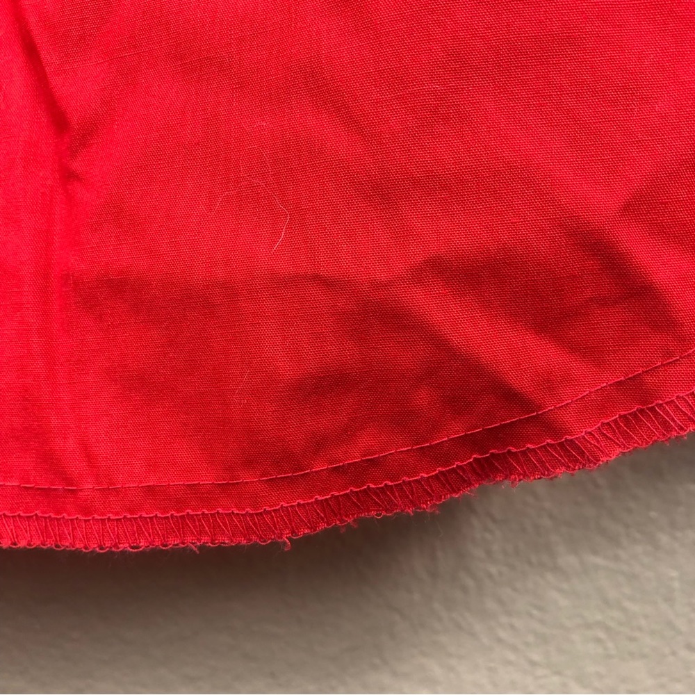 Women’s Ely red western shirt with embroidered flowers! - Picture 7 of 8